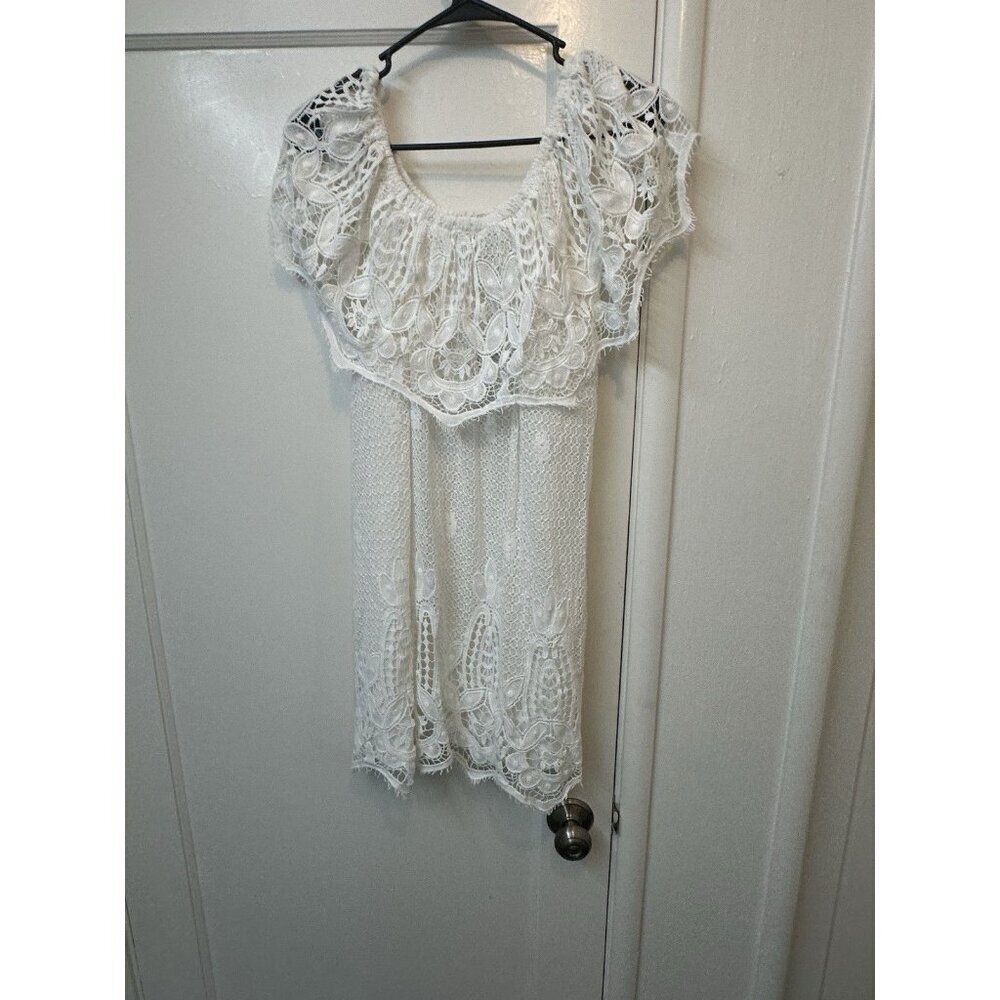 Tuckernuck White Lace Avalon‎ Mini Dress Size XS NWT Bridal Shower Party Bride